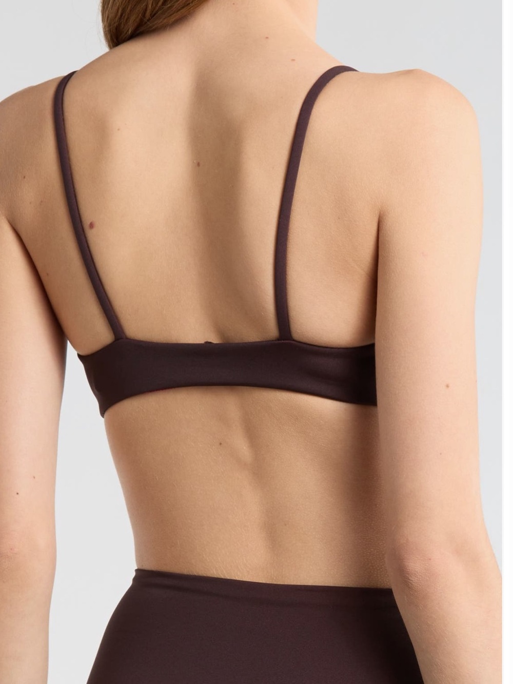 Left on Friday Sunday Bikini Top Cold Brew Brown - Picture 2 of 5